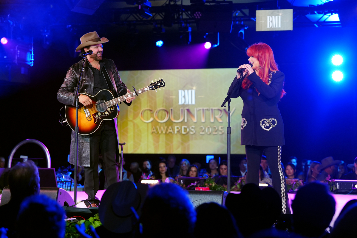 (L-R) Randy Houser and Wynonna Judd perform onstage at the 2025 BMI Country Awards at BMI on November 18, 2025 in Nashville, Tennessee. (Photo by Erika Goldring/Getty Images for BMI)
