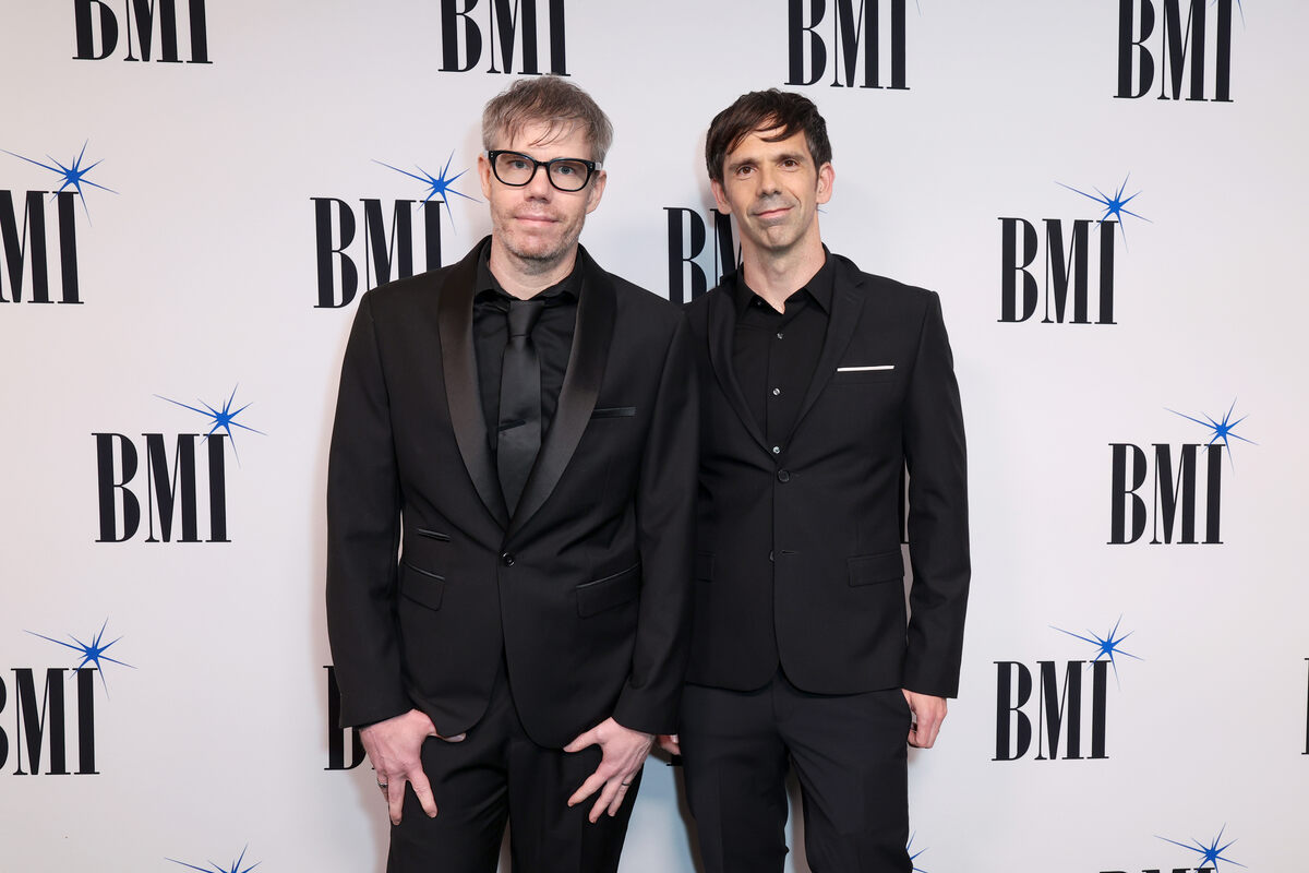 (L-R) Brian Lee White and Brian Trifon attend the 2026 BMI Film, TV & Visual Media Awards at Beverly Wilshire, A Four Seasons Hotel on May 13, 2026 in Beverly Hills, California. (Photo by JC Olivera/Getty Images for BMI)