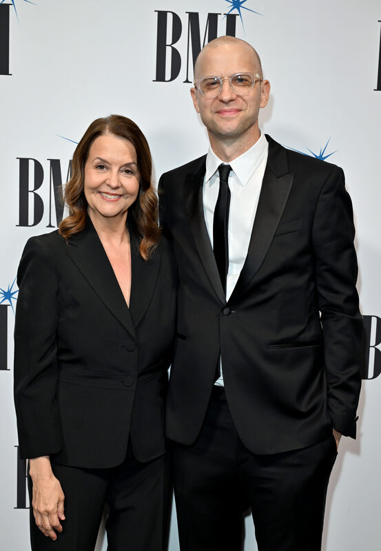 (L-R) Tracy McKnight, VP, Creative, Film, TV & Visual Media, BMI and Theodore Shapiro attend the 2026 BMI Film, TV & Visual Media Awards at Beverly Wilshire, A Four Seasons Hotel on May 13, 2026 in Beverly Hills, California. (Photo by Lester Cohen/Getty Images for BMI)