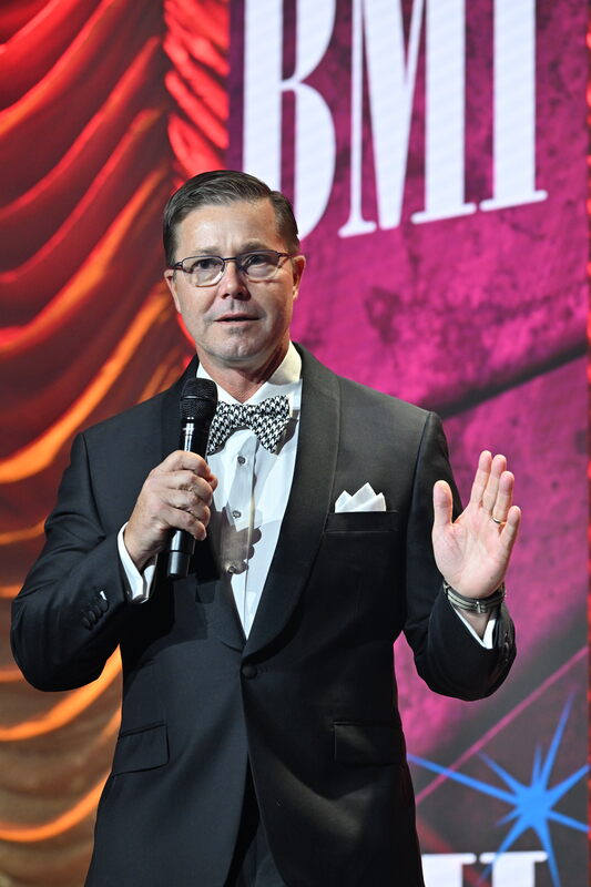 Todd Horvath, President & COO, BMI speaks onstage during the 2026 BMI Film, TV & Visual Media Awards at Beverly Wilshire, A Four Seasons Hotel on May 13, 2026 in Beverly Hills, California. (Photo by Lester Cohen/Getty Images for BMI)