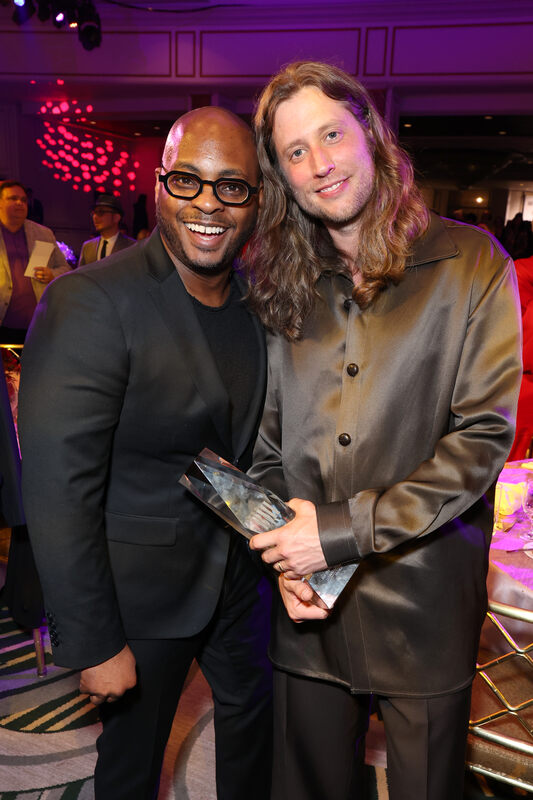 (L-R) Jongnic Bontemps, winner of the BMI Award for 