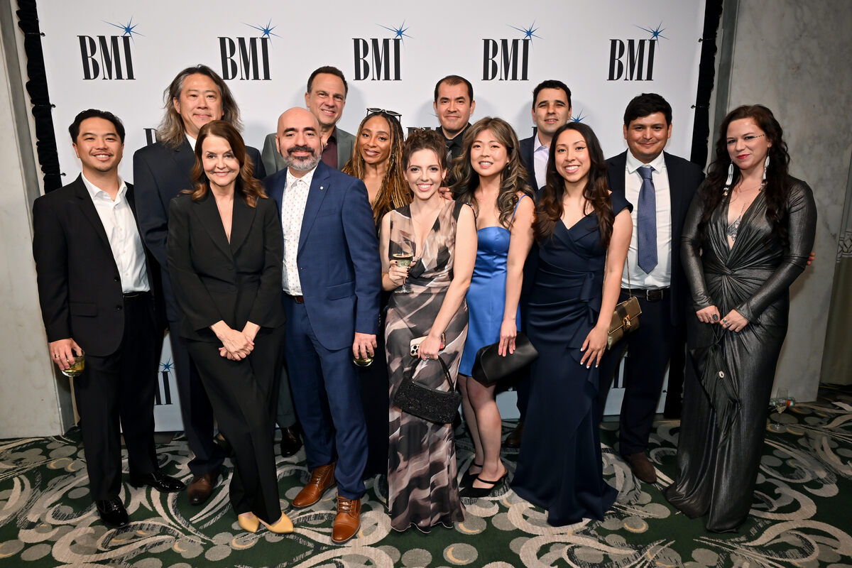 Members of the Composers Diversity Collective attend the 2026 BMI Film, TV & Visual Media Awards at Beverly Wilshire, A Four Seasons Hotel on May 13, 2026 in Beverly Hills, California. (Photo by Lester Cohen/Getty Images for BMI)
