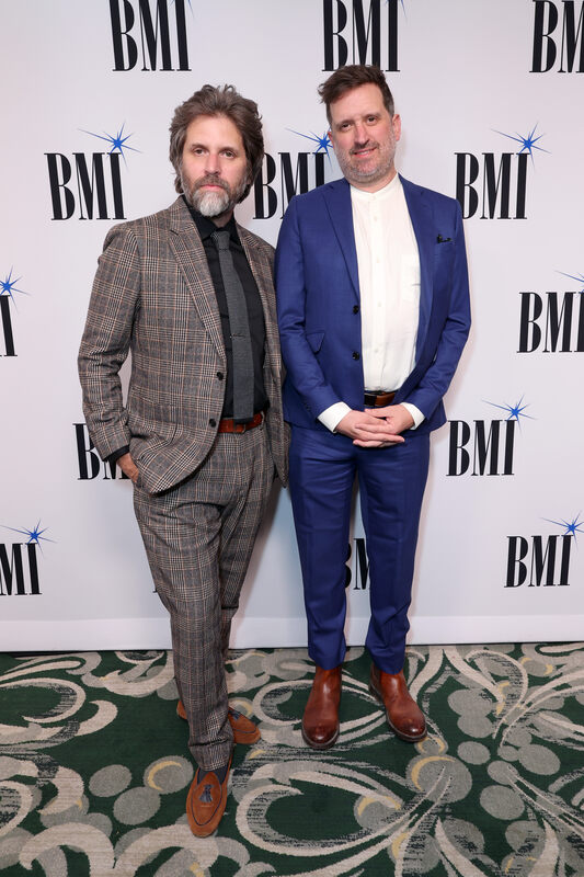 (L-R) Ryan Holladay and Hays Holladay attend the 2026 BMI Film, TV & Visual Media Awards at Beverly Wilshire, A Four Seasons Hotel on May 13, 2026 in Beverly Hills, California. (Photo by JC Olivera/Getty Images for BMI)