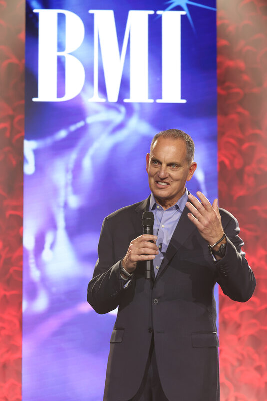 Mike O'Neill, CEO of BMI speaks on stage during the 2026 BMI Latin Awards on March 19, 2026 in Miami, Florida. (Photo by Alexander Tamargo/Getty Images)