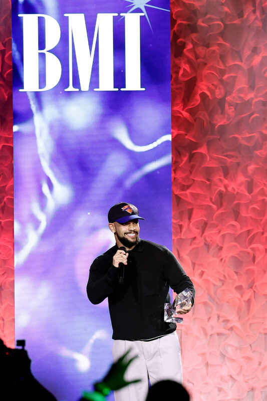 MAG, BMI Contemporary Latin Songwriter of the Year Award Winner speaks onstage during the 2026 BMI Latin Awards on March 19, 2026 in Miami, Florida. (Photo by John Parra/Getty Images)