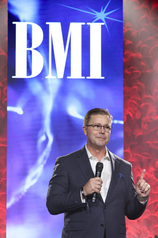 Todd Horvath, President & Chief Operating Officer of BMI speaks on stage at the 2026 BMI Latin Awards on March 19, 2026 in Miami, Florida. (Photo by Alexander Tamargo/Getty Images)
