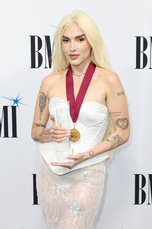 Elena Rose attends the 2026 BMI Latin Awards on March 19, 2026 in Miami, Florida. (Photo by Alexander Tamargo/Getty Images)