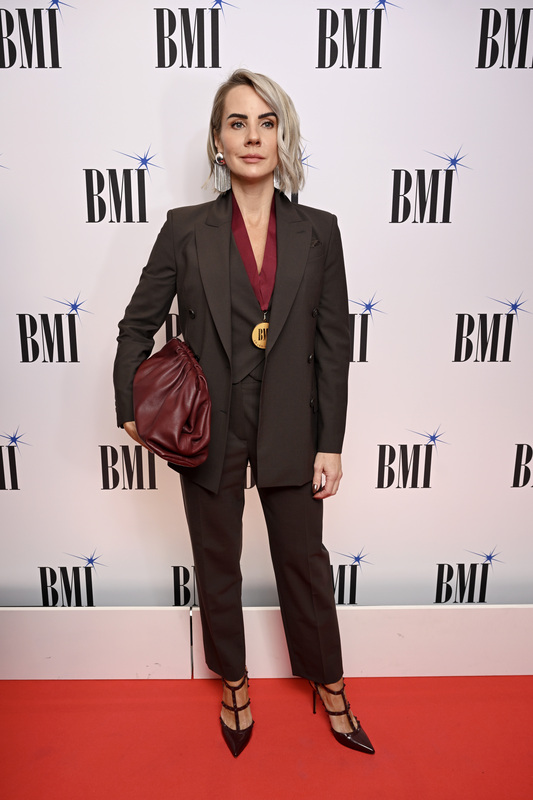 Ina Wroldsen attends the 2025 BMI London Awards at The Dorchester on September 29, 2025 in London, England. (Photo by Jeff Spicer/Getty Images for BMI)
