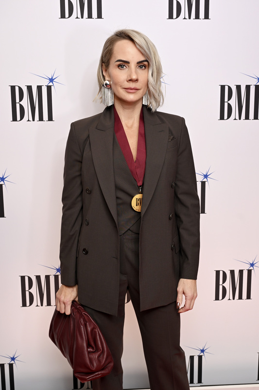 Ina Wroldsen attends the 2025 BMI London Awards at The Dorchester on September 29, 2025 in London, England. (Photo by Jeff Spicer/Getty Images for BMI)
