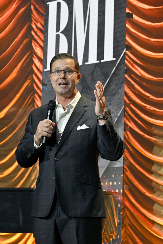 Todd Horvath, President & COO, BMI speaks onstage during the 2026 BMI Pop Awards at Beverly Wilshire, A Four Seasons Hotel on May 12, 2026 in Beverly Hills, California. (Photo by Lester Cohen/Getty Images for BMI)
