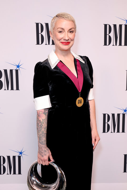 Laura Veltz attends the 2026 BMI Pop Awards at Beverly Wilshire, A Four Seasons Hotel on May 12, 2026 in Beverly Hills, California.  (Photo by JC Olivera/Getty Images for BMI)