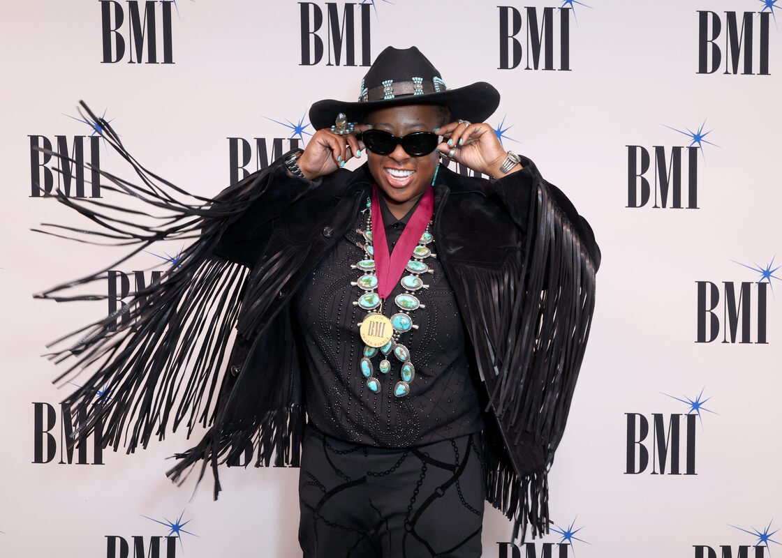 Atia Boggs AKA Ink attends the 2026 BMI Pop Awards at Beverly Wilshire, A Four Seasons Hotel on May 12, 2026 in Beverly Hills, California.  (Photo by JC Olivera/Getty Images for BMI)