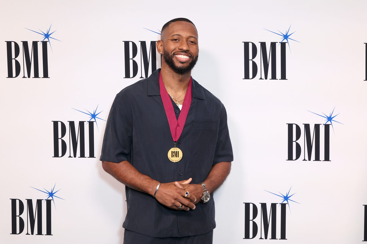 Matthew Bernard AKA M-Tech attends the 2026 BMI Pop Awards at Beverly Wilshire, A Four Seasons Hotel on May 12, 2026 in Beverly Hills, California.  (Photo by JC Olivera/Getty Images for BMI)