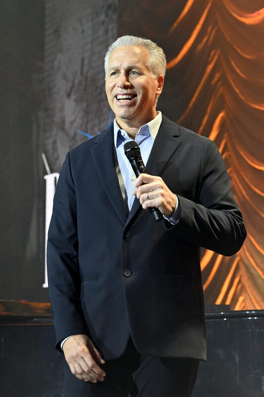 Michael Steinberg, EVP, Chief Revenue & Creative Officer, BMI, speaks onstage during the 2026 BMI Pop Awards at Beverly Wilshire, A Four Seasons Hotel on May 12, 2026 in Beverly Hills, California. (Photo by Lester Cohen/Getty Images for BMI)