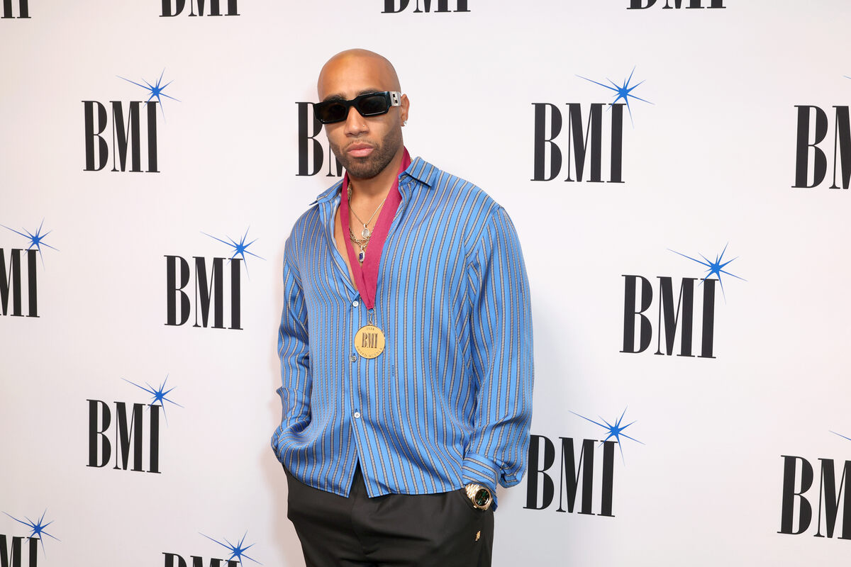 Lazaro Camejo AKA Bizzy Crook attends the 2026 BMI Pop Awards at Beverly Wilshire, A Four Seasons Hotel on May 12, 2026 in Beverly Hills, California.  (Photo by JC Olivera/Getty Images for BMI)