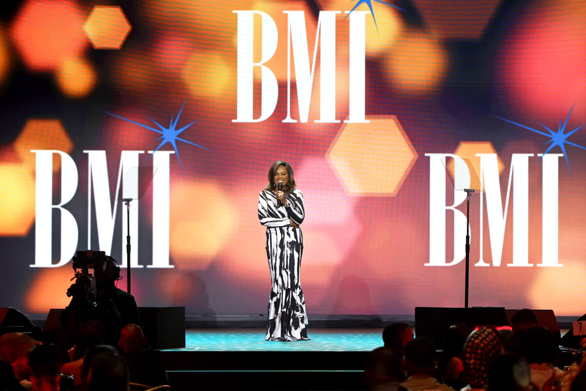 Catherine Brewton, VP, Creative, BMI speaks onstage during the 2025 BMI R&B/Hip-Hop Awards at Fairmont Century Plaza on August 28, 2025 in Los Angeles, California. (Photo by Arnold Turner/Getty Images for BMI)