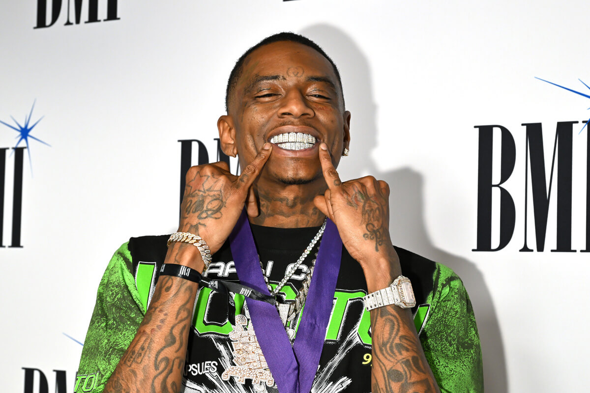 Soulja Boy attends the 2025 BMI R&B/Hip-Hop Awards at Fairmont Century Plaza on August 28, 2025 in Los Angeles, California.  (Photo by Lester Cohen/Getty Images for BMI)