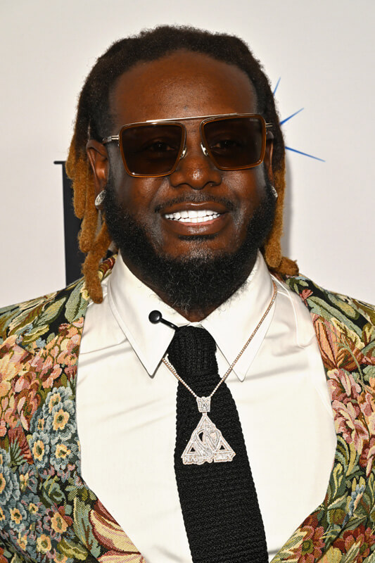 T-Pain attends the 2025 BMI R&B/Hip-Hop Awards at Fairmont Century Plaza on August 28, 2025 in Los Angeles, California.  (Photo by Lester Cohen/Getty Images for BMI)