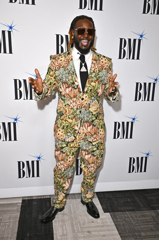 T-Pain attends the 2025 BMI R&B/Hip-Hop Awards at Fairmont Century Plaza on August 28, 2025 in Los Angeles, California.  (Photo by Lester Cohen/Getty Images for BMI)