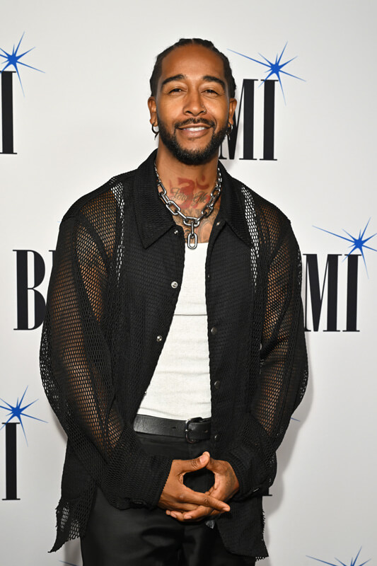 Omarion attends the 2025 BMI R&B/Hip-Hop Awards at Fairmont Century Plaza on August 28, 2025 in Los Angeles, California.  (Photo by Lester Cohen/Getty Images for BMI)