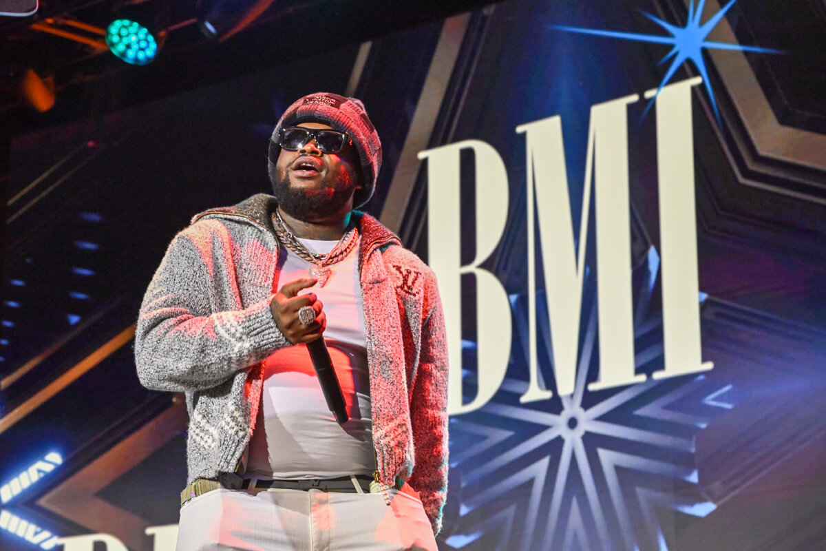 BossMan Dlow performs onstage during the 2025 BMI R&B/Hip-Hop Awards at Fairmont Century Plaza on August 28, 2025 in Los Angeles, California. (Photo by Lester Cohen/Getty Images for BMI)