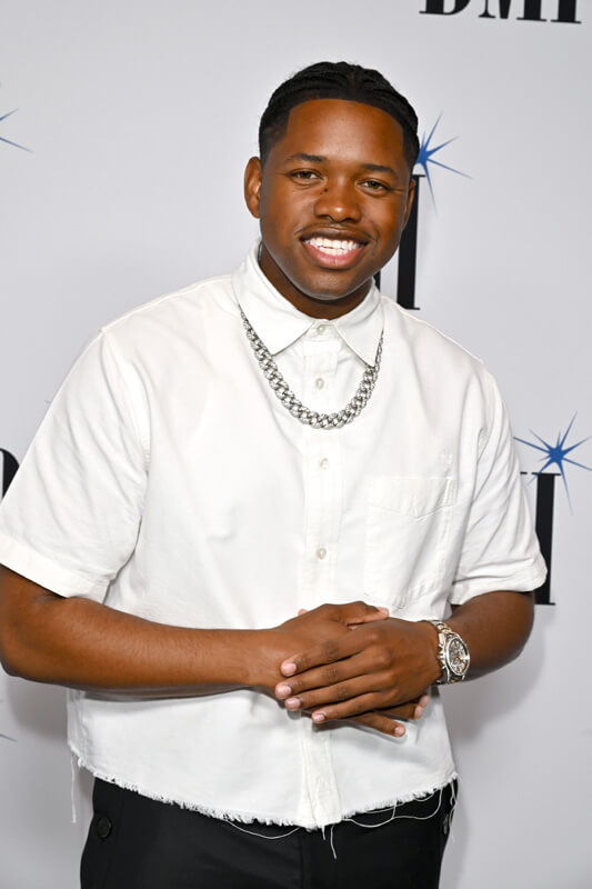Nathan Davis Jr. attends the 2025 BMI R&B/Hip-Hop Awards at Fairmont Century Plaza on August 28, 2025 in Los Angeles, California.  (Photo by Lester Cohen/Getty Images for BMI)