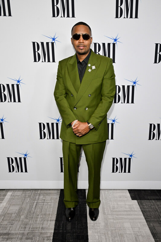 Nas attends the 2026 BMI R&B/Hip-Hop Awards at Fairmont Century Plaza on August 26, 2026 in Los Angeles, California.  (Photo by Lester Cohen/Getty Images for BMI)