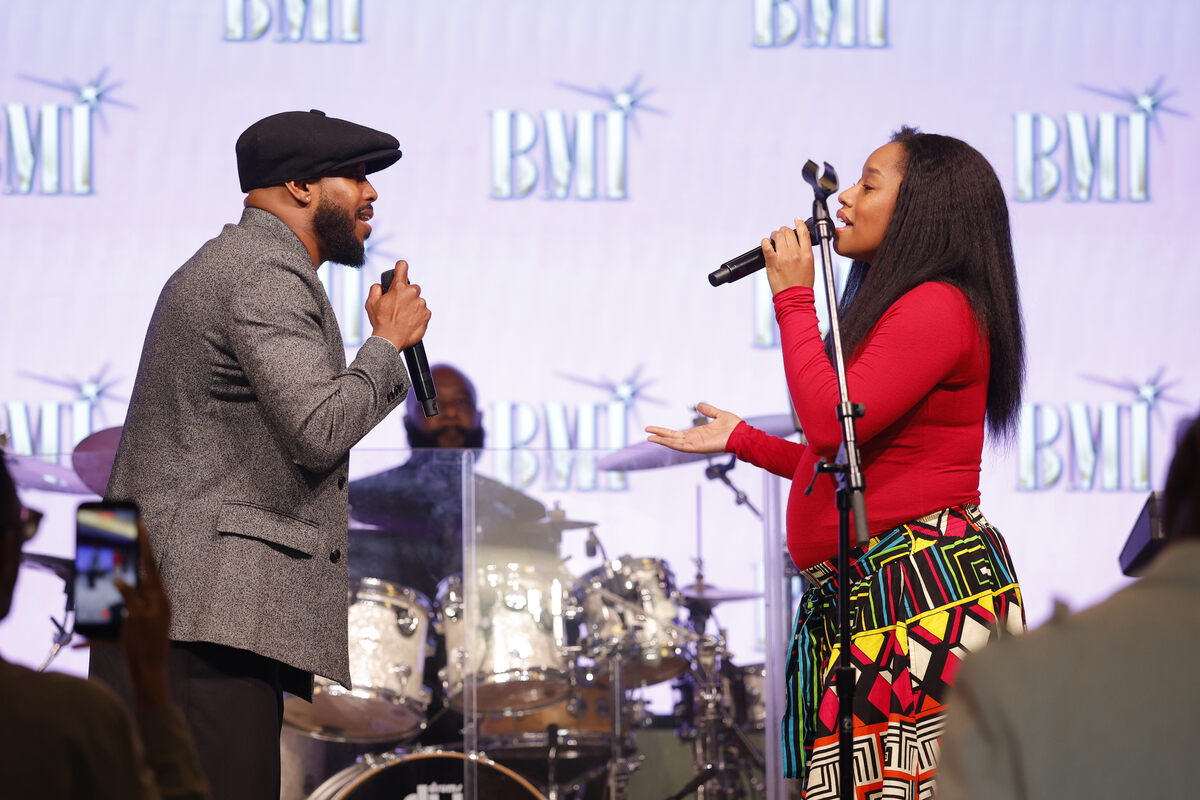 Darrel Walls and DOE perform onstage at the 2026 BMI Trailblazers of Gospel Music Awards at BMI on July 21, 2026 in Nashville, Tennessee. (Photo by Jason Kempin/Getty Images for BMI)