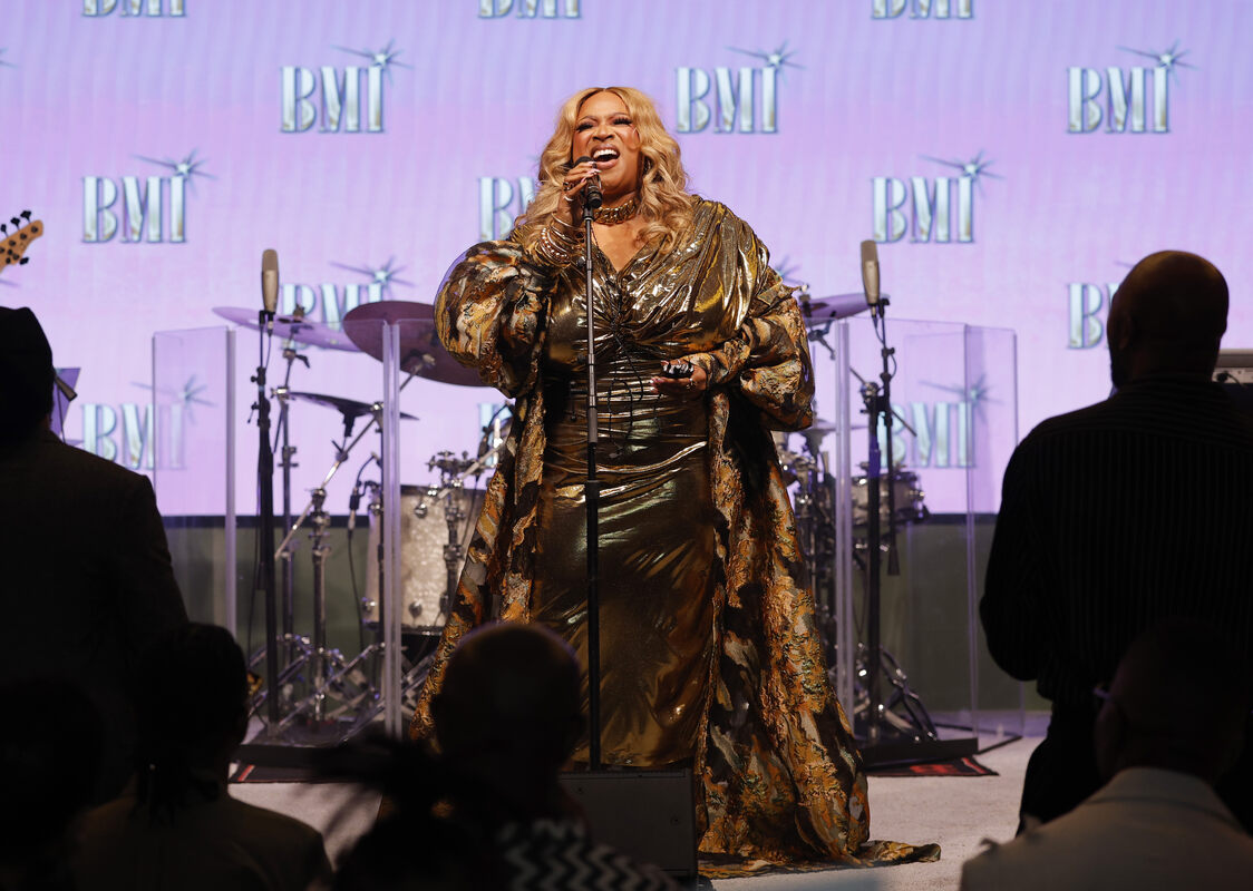2026 BMI Impact Award recipient, Kierra Sheard performs onstage at the 2026 BMI Trailblazers of Gospel Music Awards at BMI on July 21, 2026 in Nashville, Tennessee. (Photo by Jason Kempin/Getty Images for BMI)